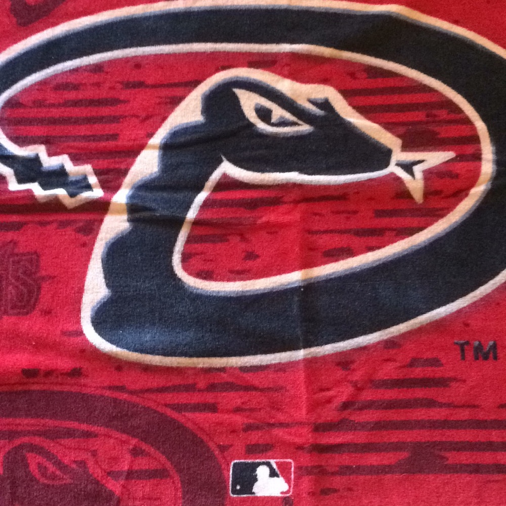 D-Backs Logo Pool Towel Genuine MLB Licensed.